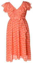 1 Piece Dress Tiger Pink / Ivory