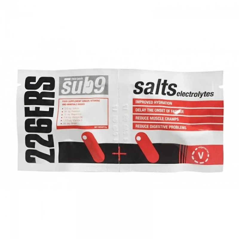 226 SALES SUB9 CON CAFEINA. ELECTROLITOS. DUPLO 2 CAPSULAS