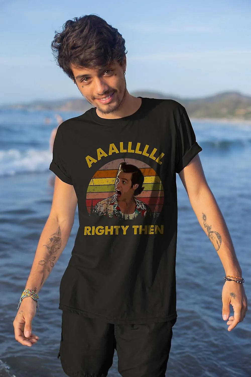 Ace Ventura When Nature Calls Alrighty Then Camiseta de estilo vintage