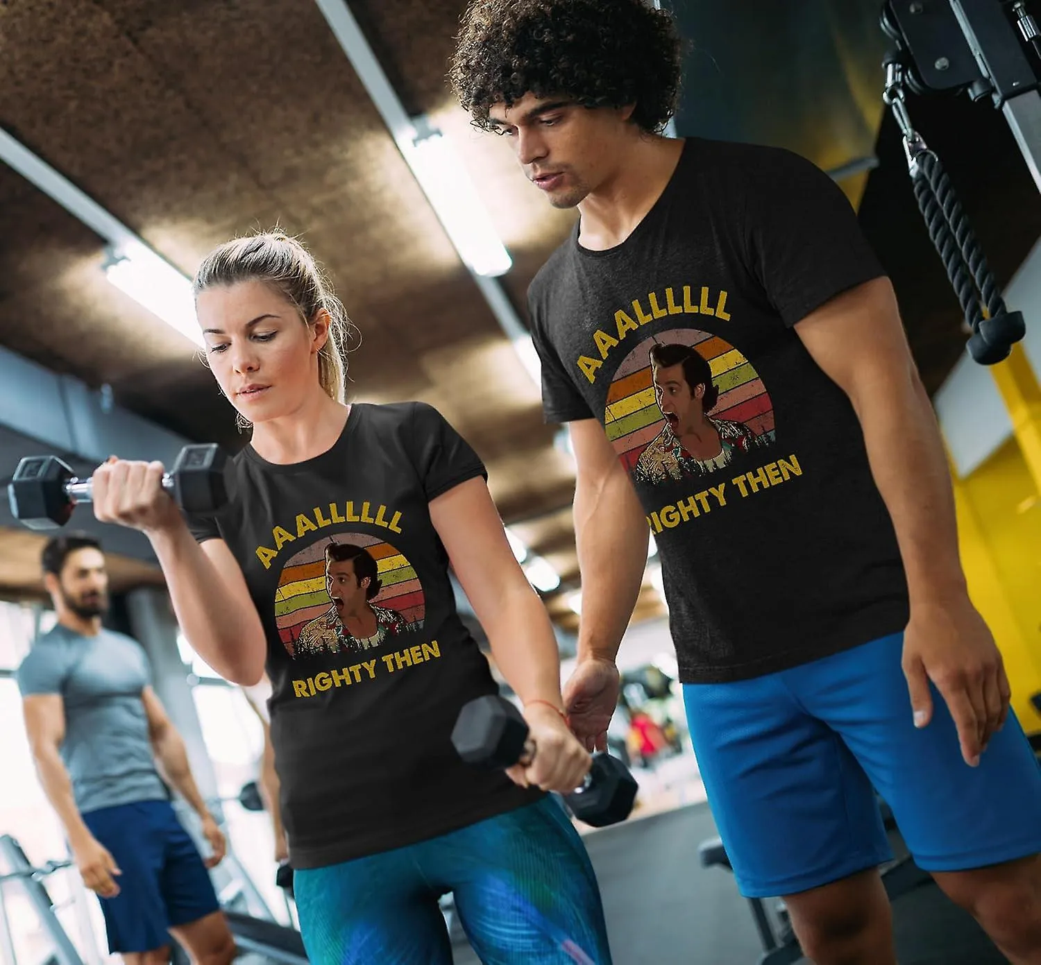 Ace Ventura When Nature Calls Alrighty Then Camiseta de estilo vintage