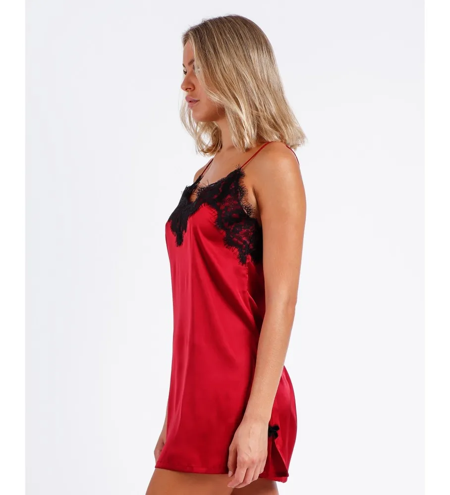 ADMAS CAMISOLA LACE ROJO