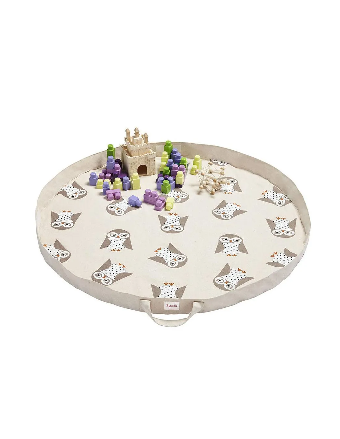 Alfombra de juego búho de 3 Sprouts