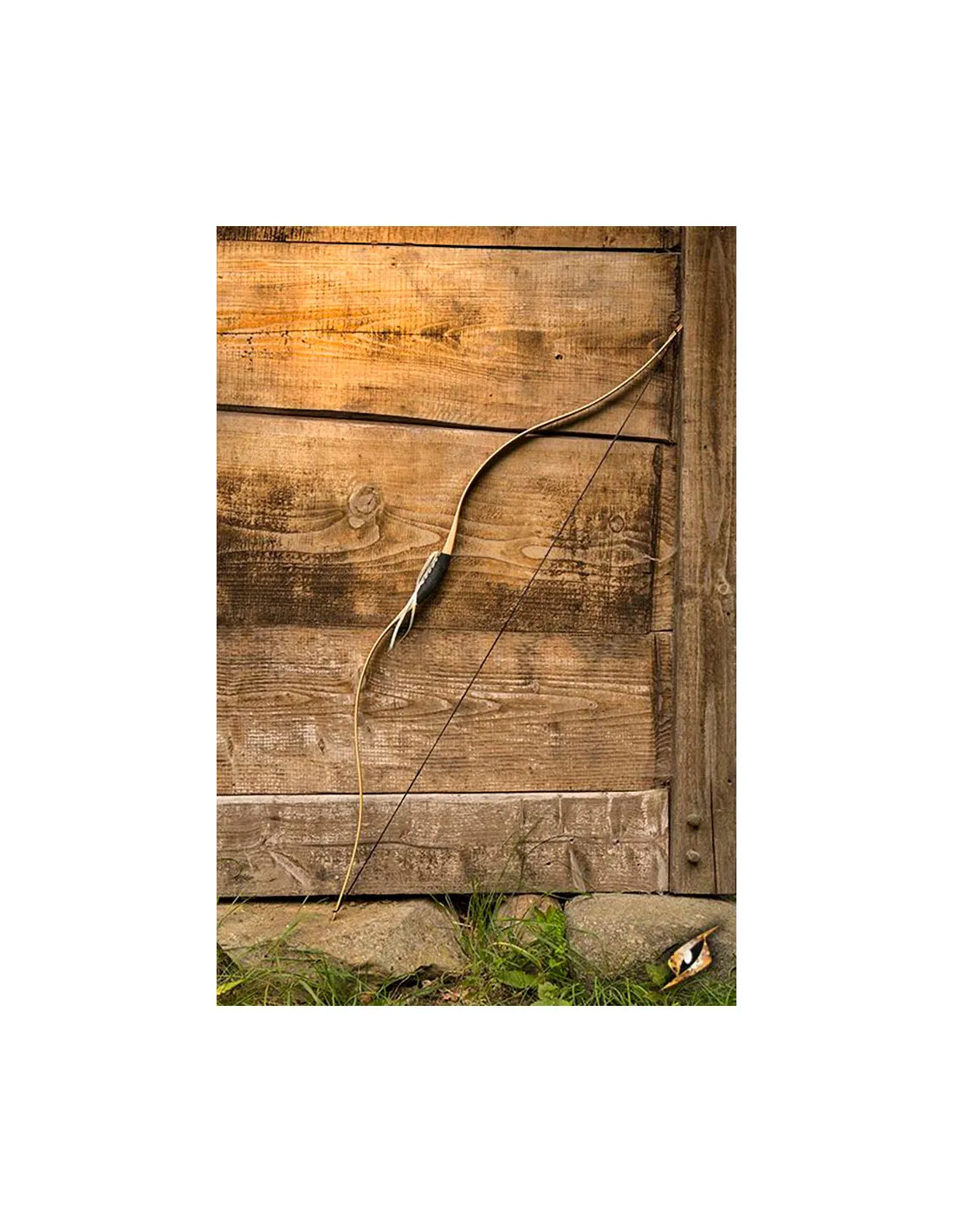 Arco medieval Scythian para usar montado a caballo. 145 cm.