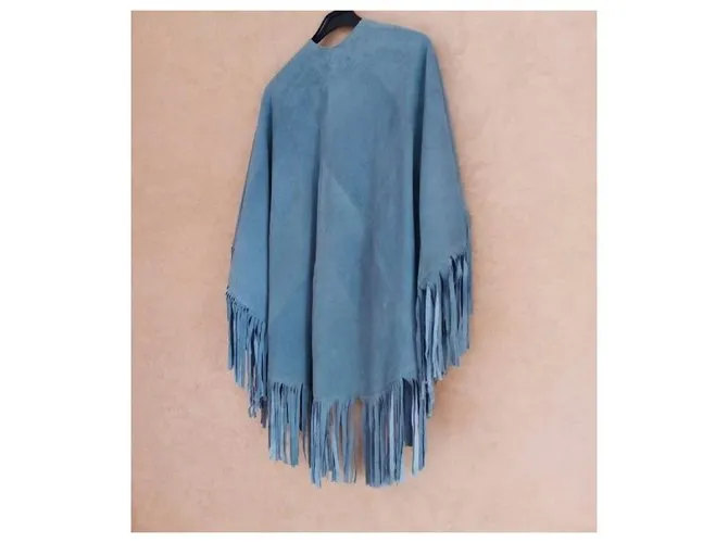 Autre Marque Capa de gamuza de alta gama Azul claro 