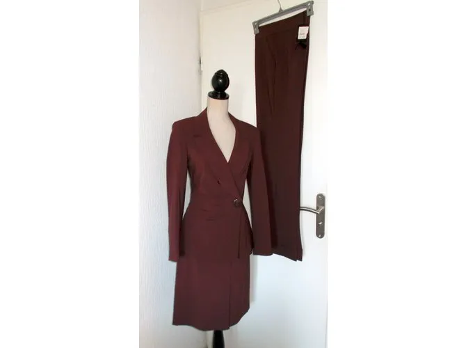 Autre Marque Falda Marrón oscuro 