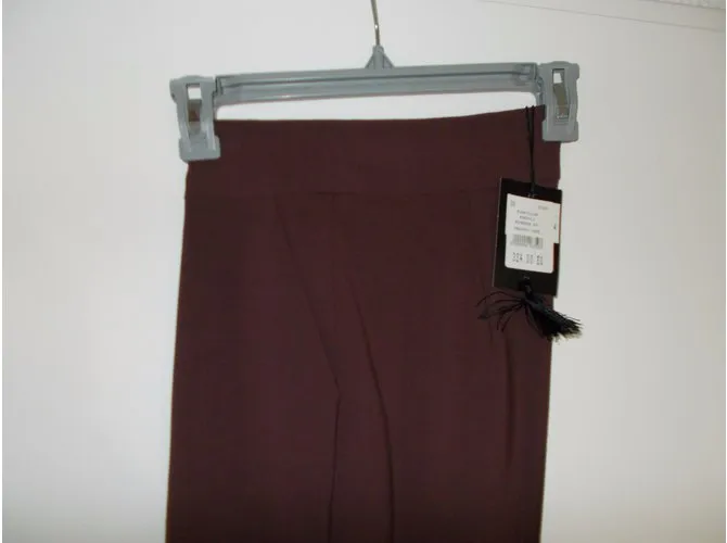 Autre Marque Falda Marrón oscuro 