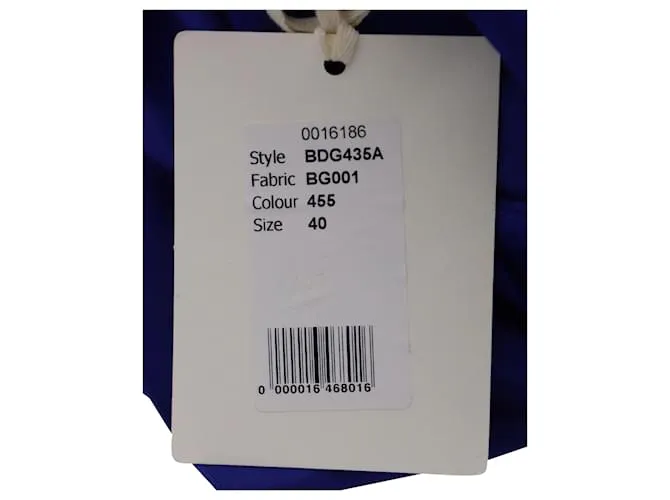 Autre Marque VESTIDO CAPA Midi Antonio Berardi De Lana Azul 