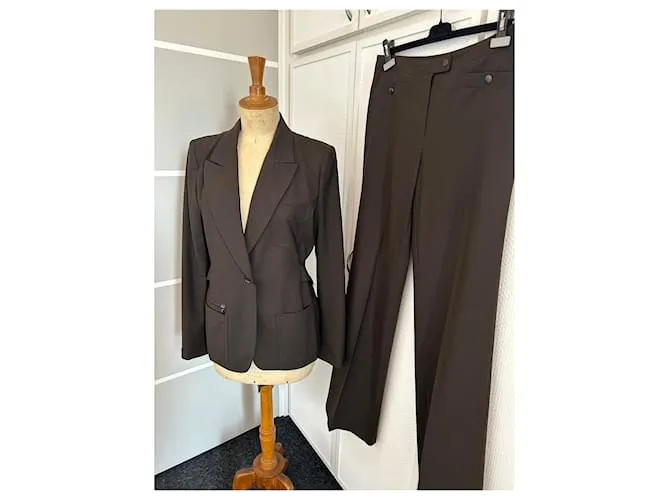 Barbara Bui Traje pantalón Marrón oscuro 