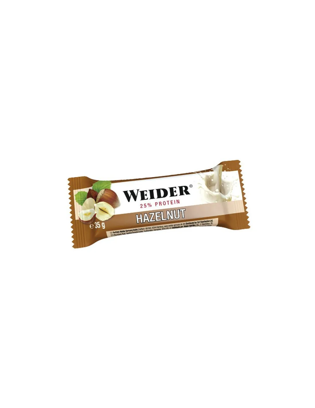 Barrita de Nutrición Weider Bar Avellana
