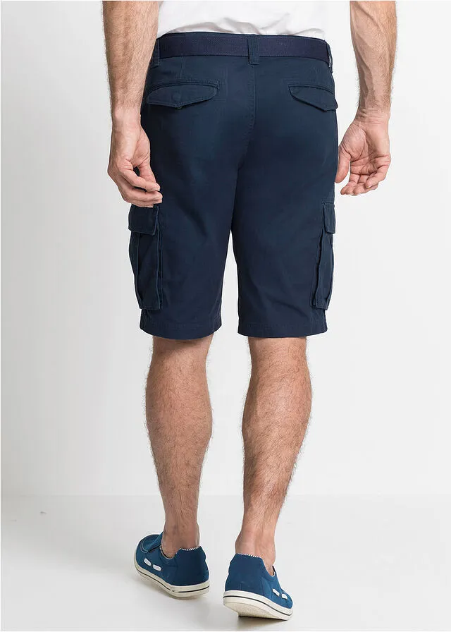 Bermudas de estilo cargo y corte holgado Azul marino