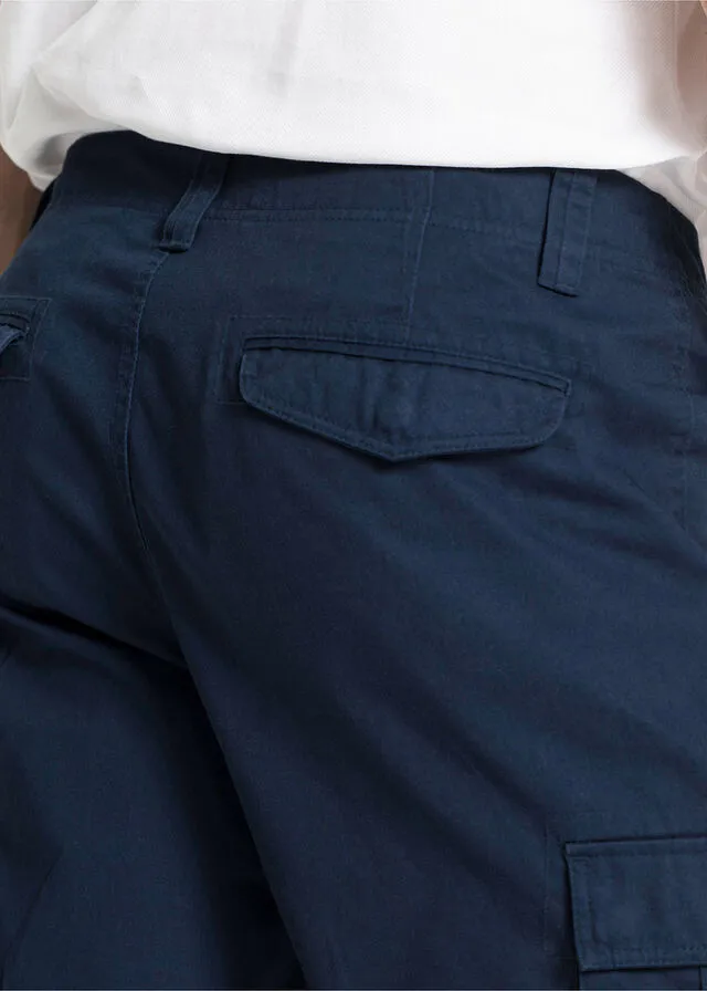 Bermudas de estilo cargo y corte holgado Azul marino