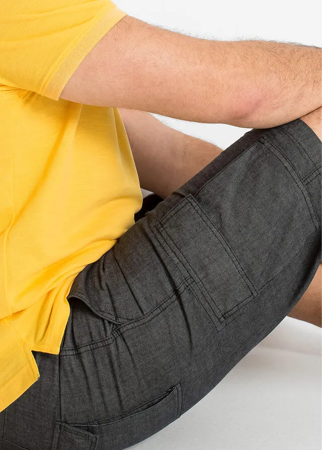 Bermudas de estilo cargo y corte holgado Negro