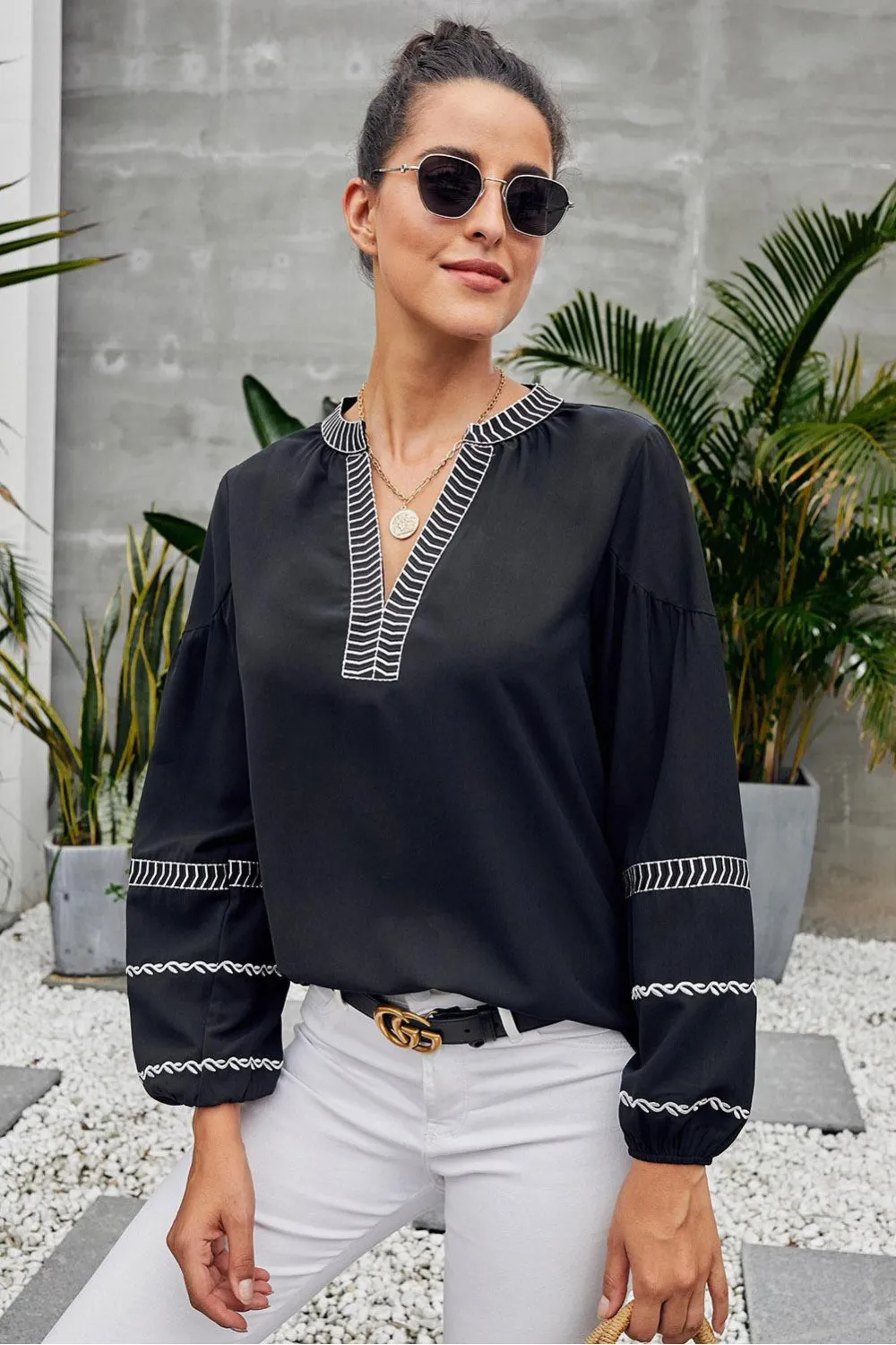 Blusa estilo bohemio