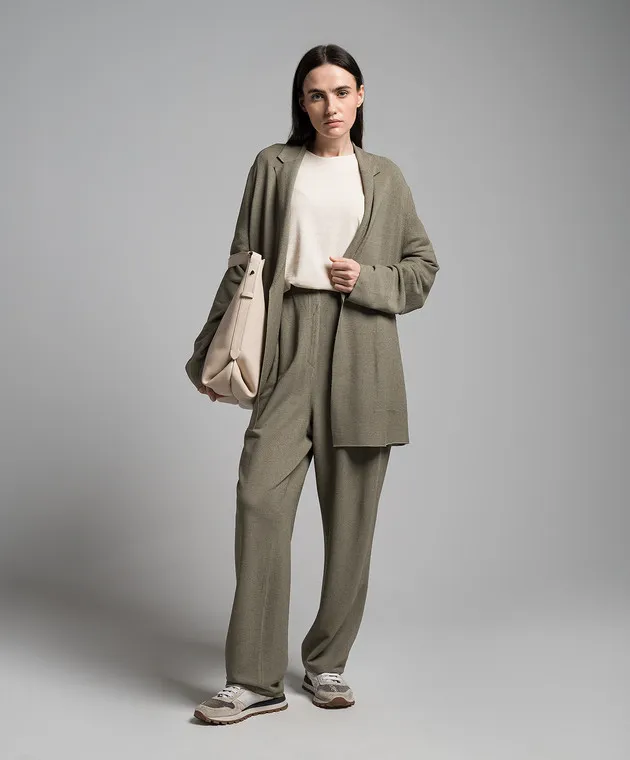 BOBOUTIC Green silk cardigan