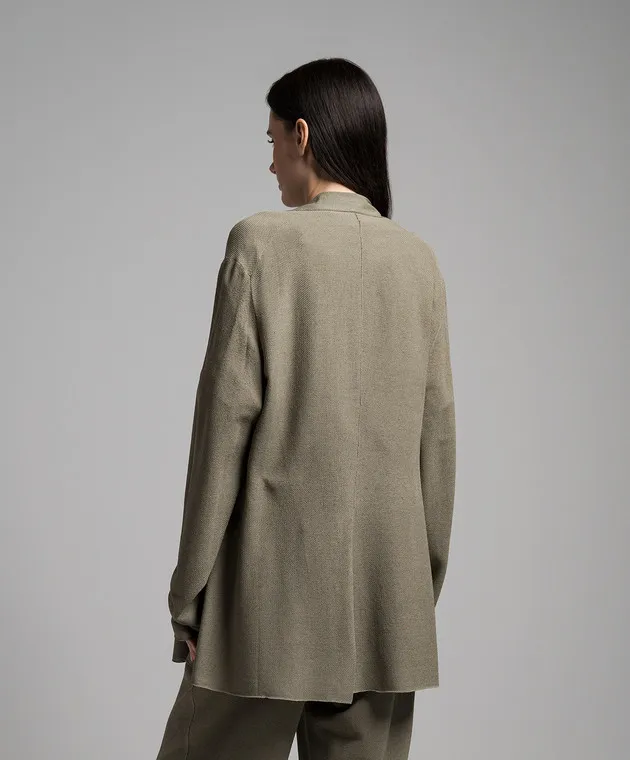 BOBOUTIC Green silk cardigan
