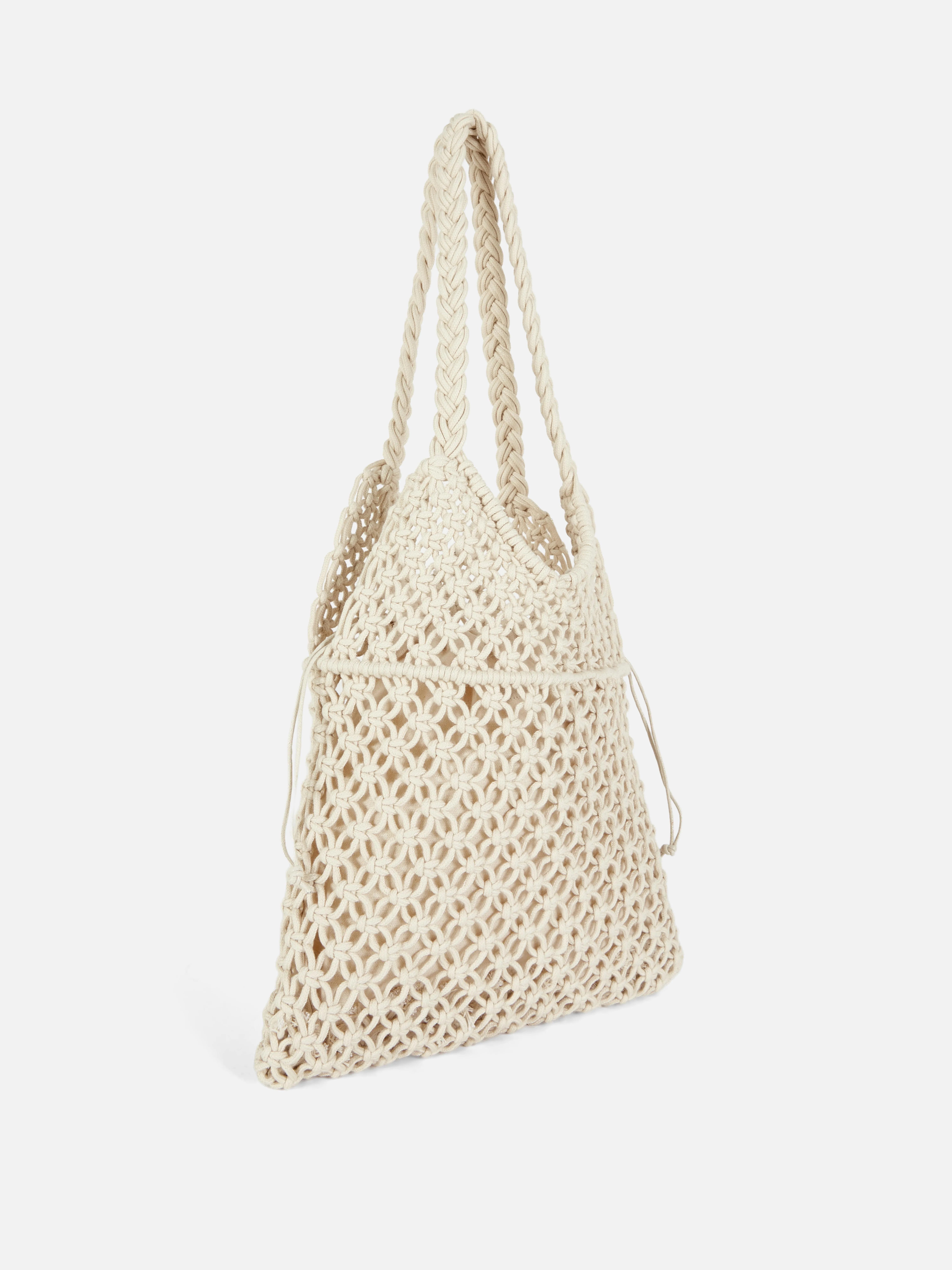 Bolso shopper de ganchillo