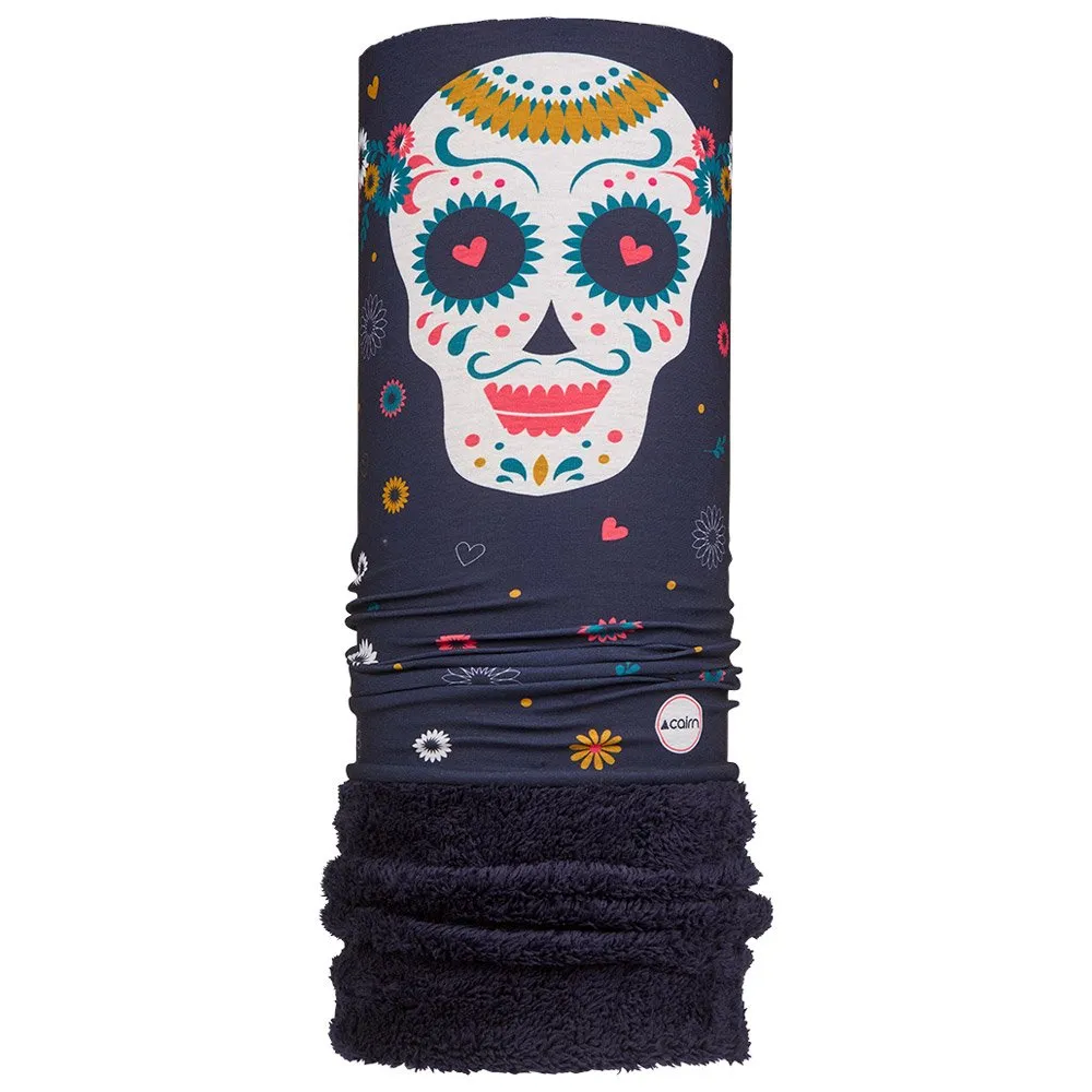 Braga de cuello Cairn Malawi Polar Plush Junior Emeraude Skull