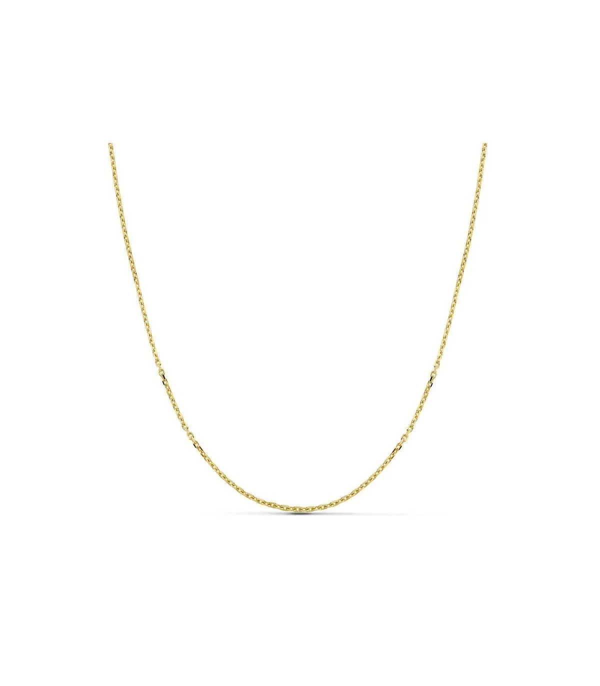 Cadena Forzada 1.5mm Oro 18 K 50cm