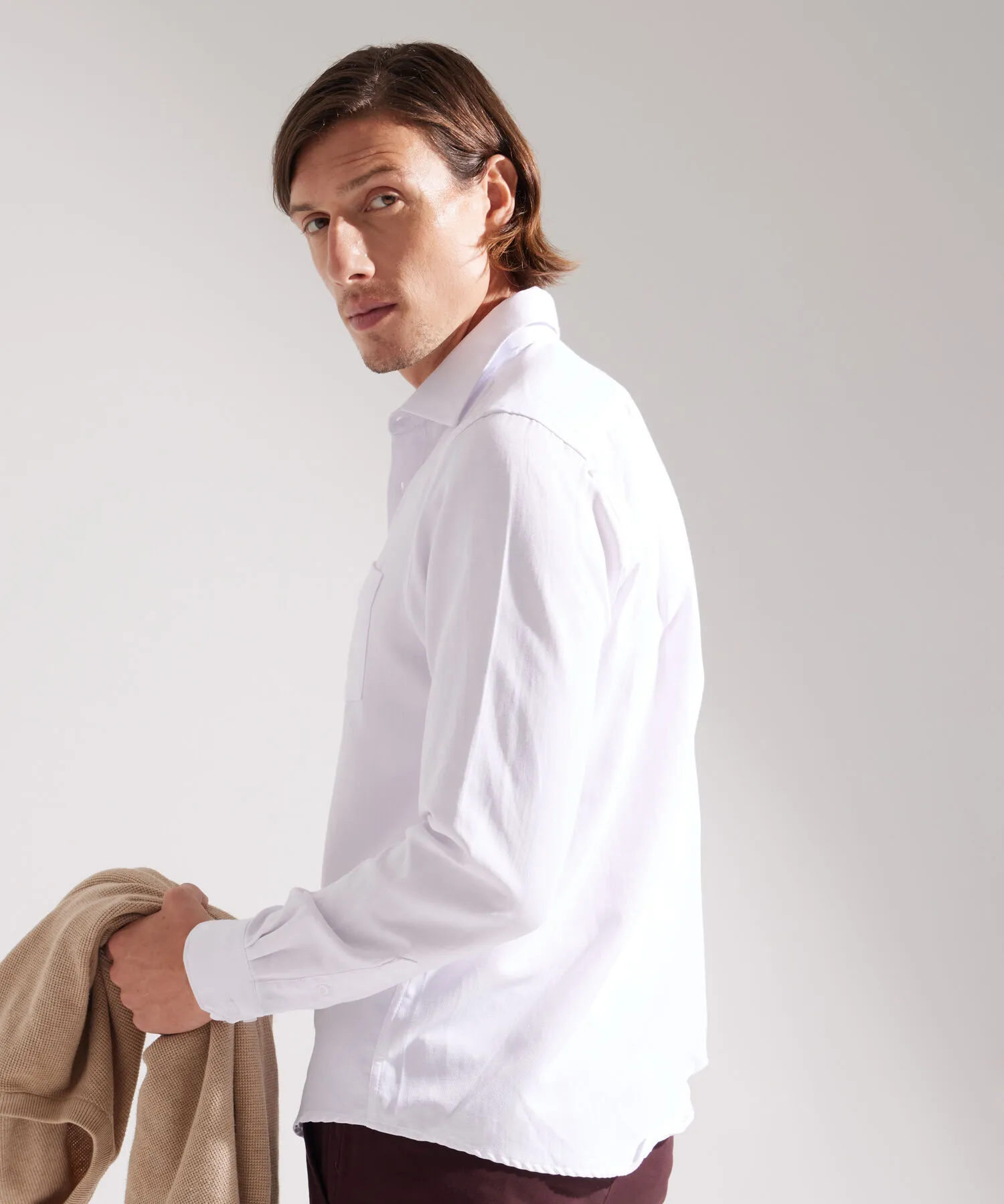 CAMISA CORBATERA MANGA LARGA