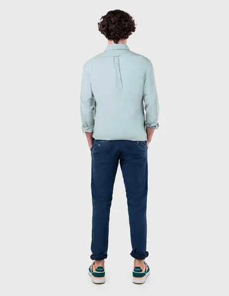 Camisa El Ganso Garment Dyed Liquen para hombre