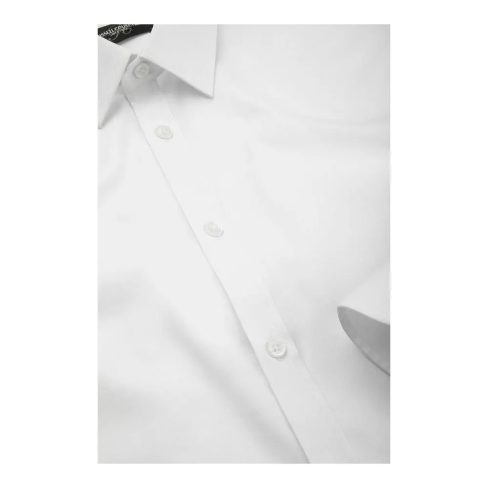 Camisa en espiguilla manga larga hombre