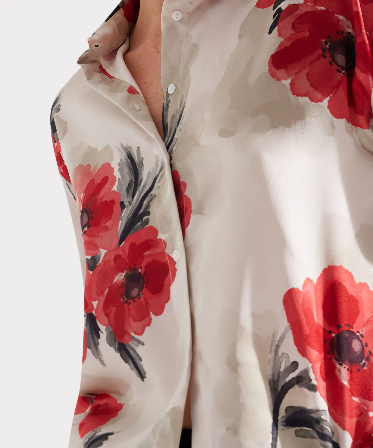 CAMISA ESTAMPADA MANGA LARGA