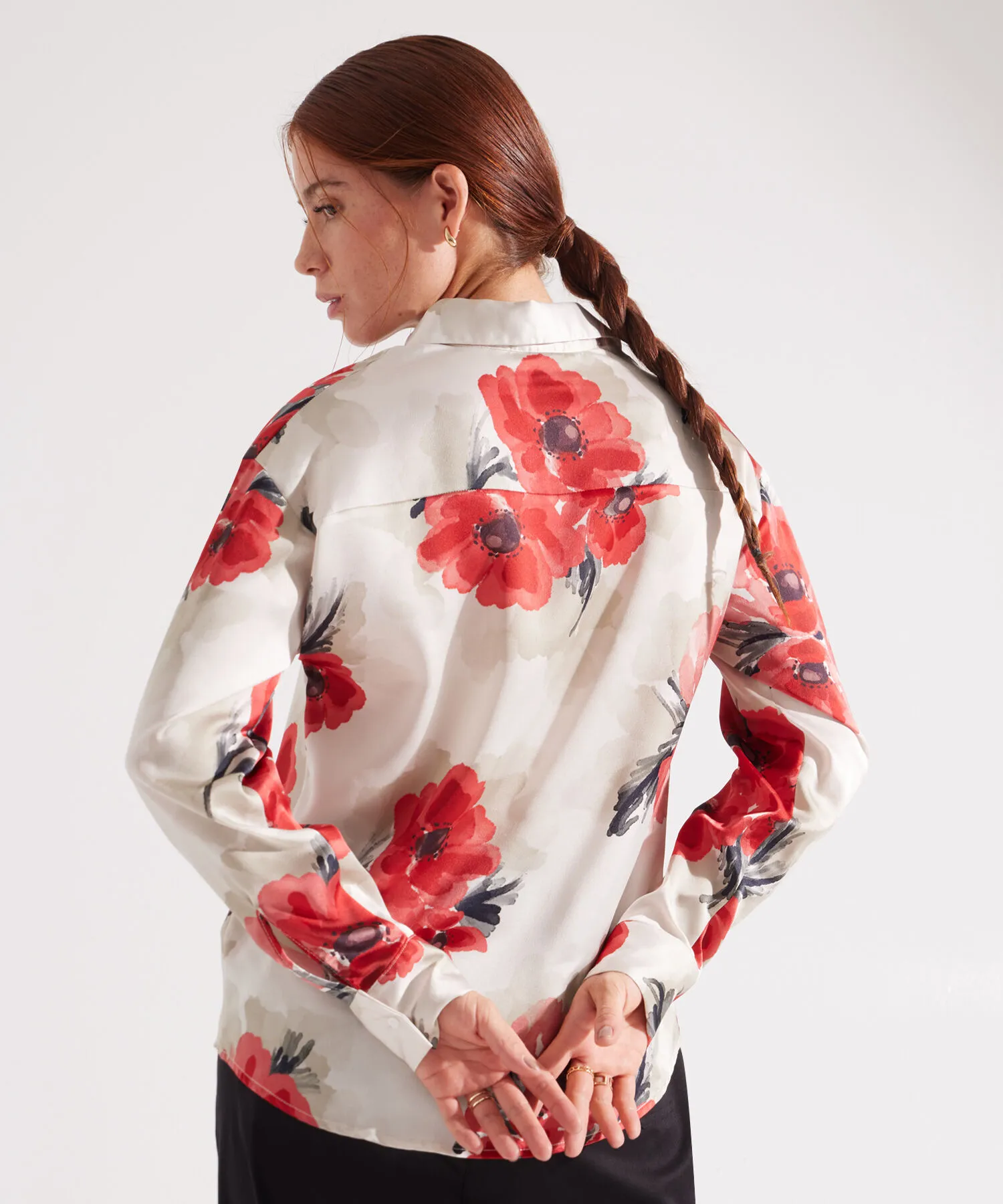 CAMISA ESTAMPADA MANGA LARGA