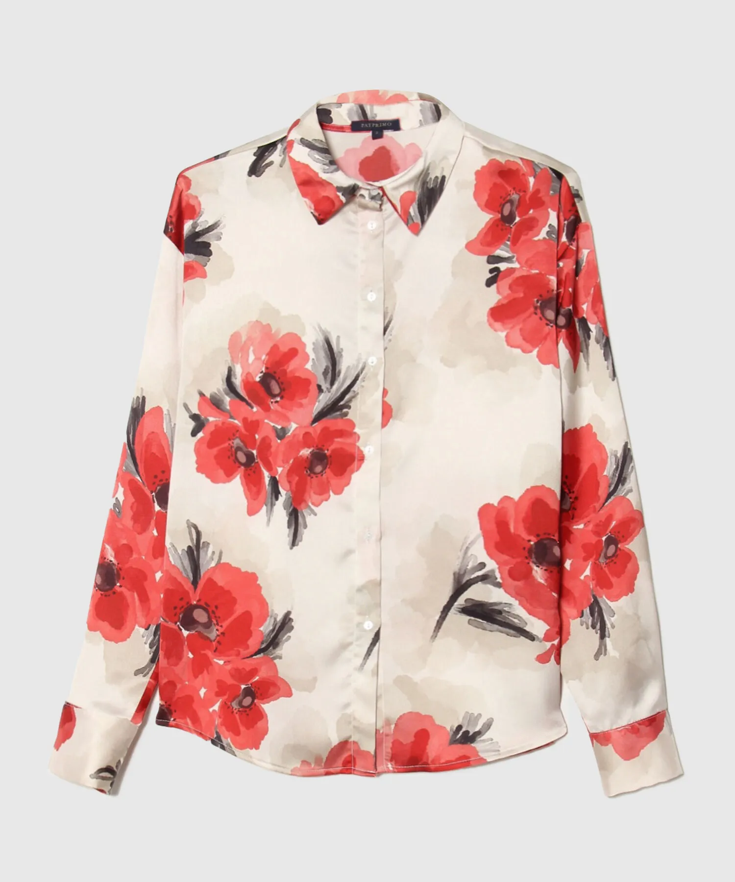 CAMISA ESTAMPADA MANGA LARGA