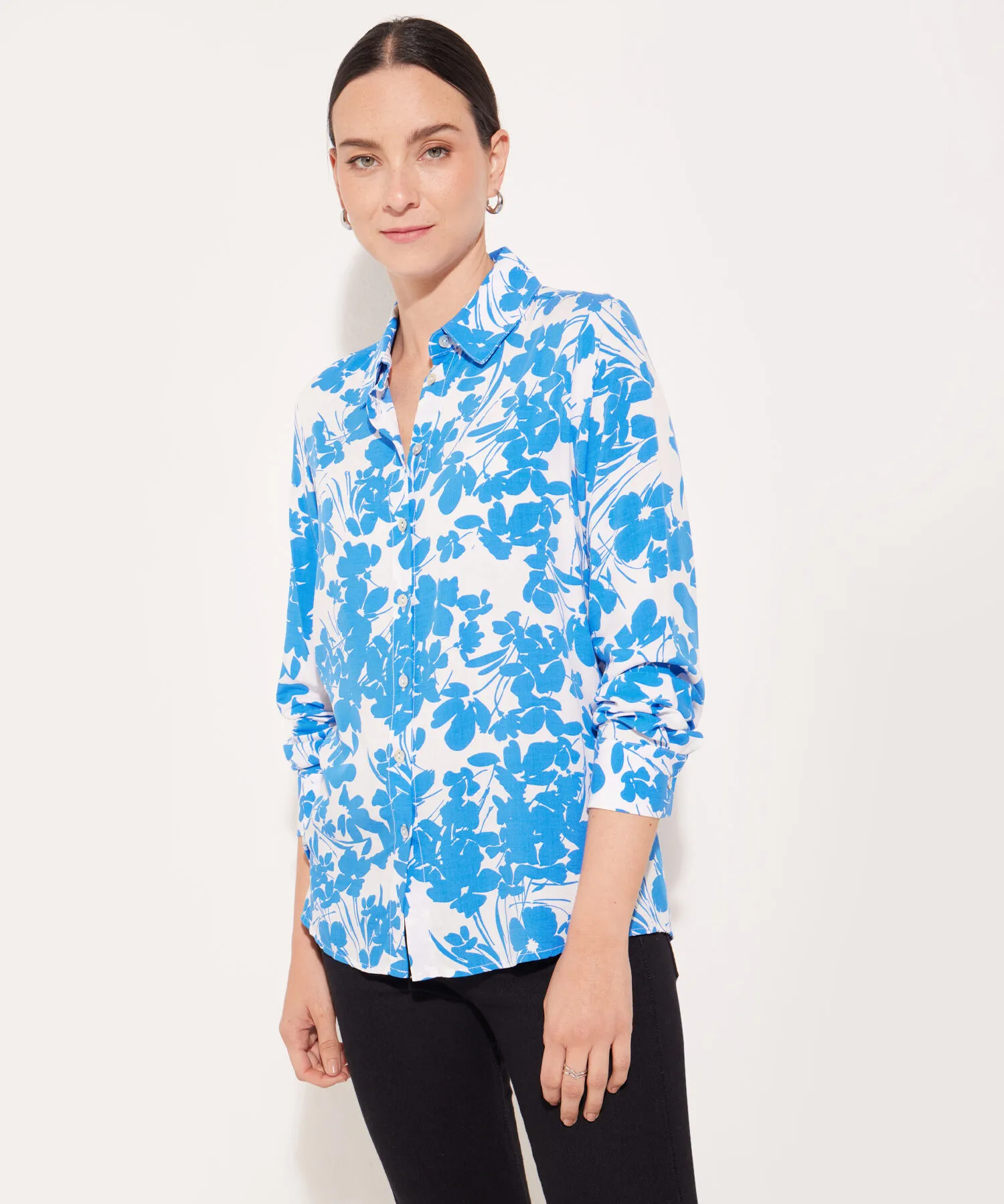 CAMISA MANGA LARGA ESTAMPADO