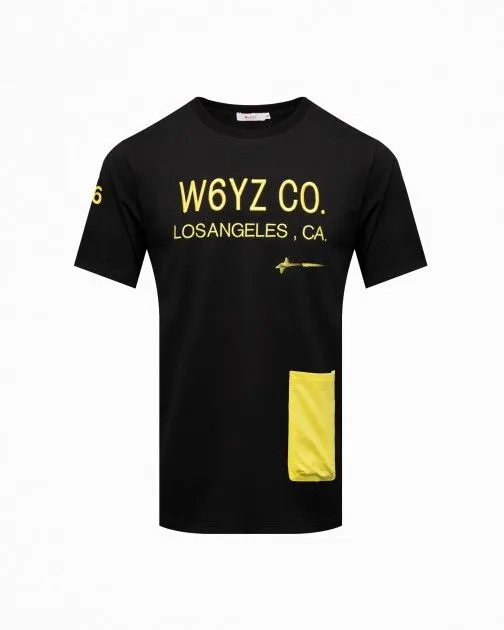 Camiseta larga Just Say Wizz Los Angeles Shirt Negro