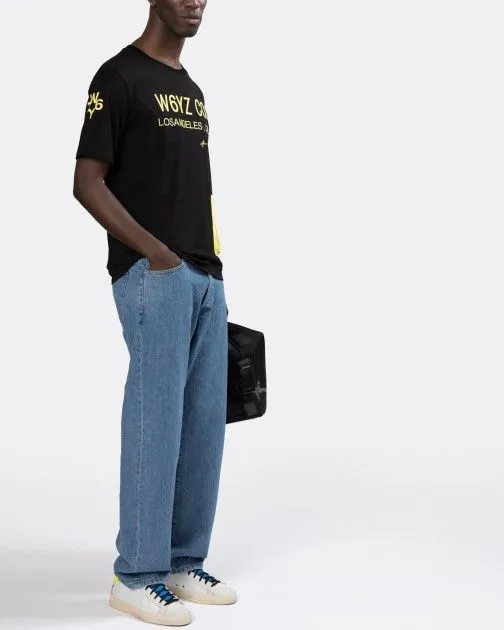 Camiseta larga Just Say Wizz Los Angeles Shirt Negro