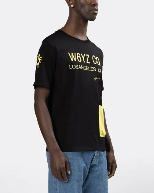 Camiseta larga Just Say Wizz Los Angeles Shirt Negro