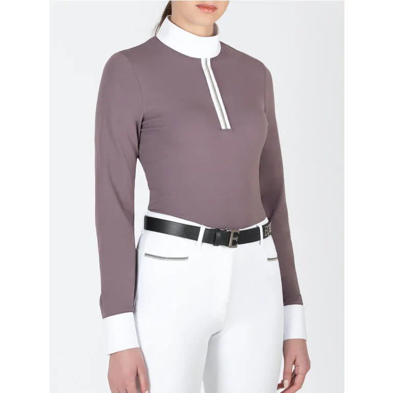Camiseta Mujer Equiline Gannerg Manga Larga