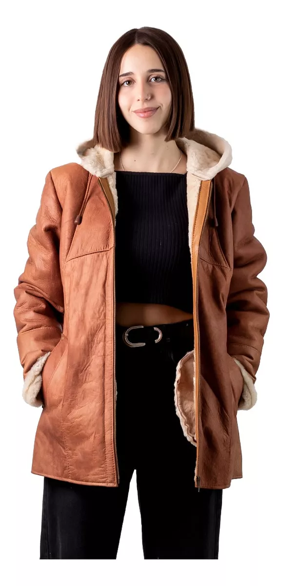 CAMPERA DE CUERO DE OVEJA DE MUJER SUELA  MODELO: 302