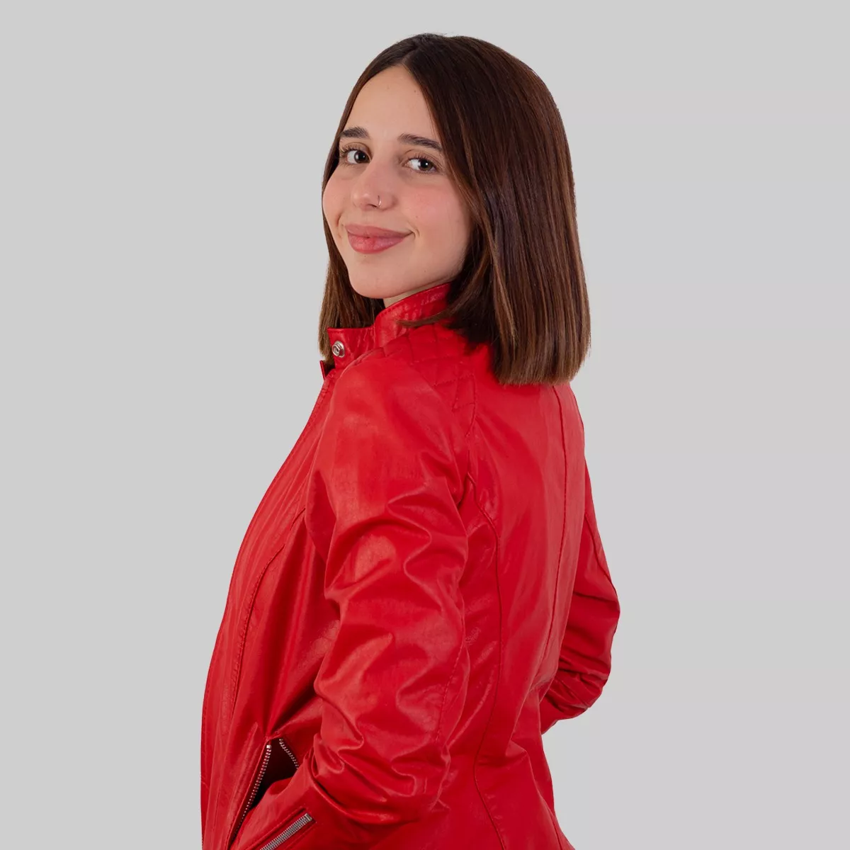 CAMPERA DE CUERO VACUNO 100% LEGITIMO DE MUJER  ART: 335
