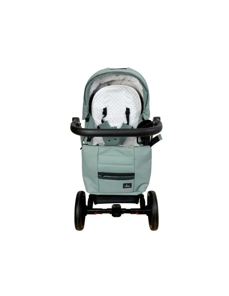 CARRO DUO RIMINI ECOPIEL VERDE