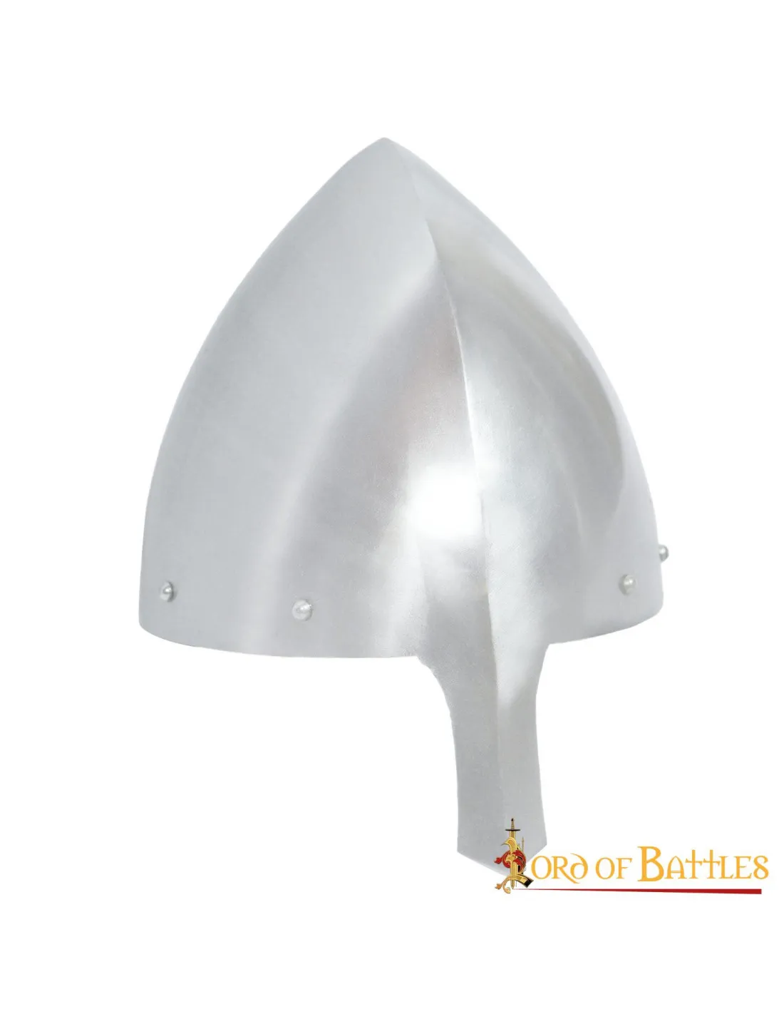 Casco nasal Olmutz siglo XI con forro de cuero, 16 g.