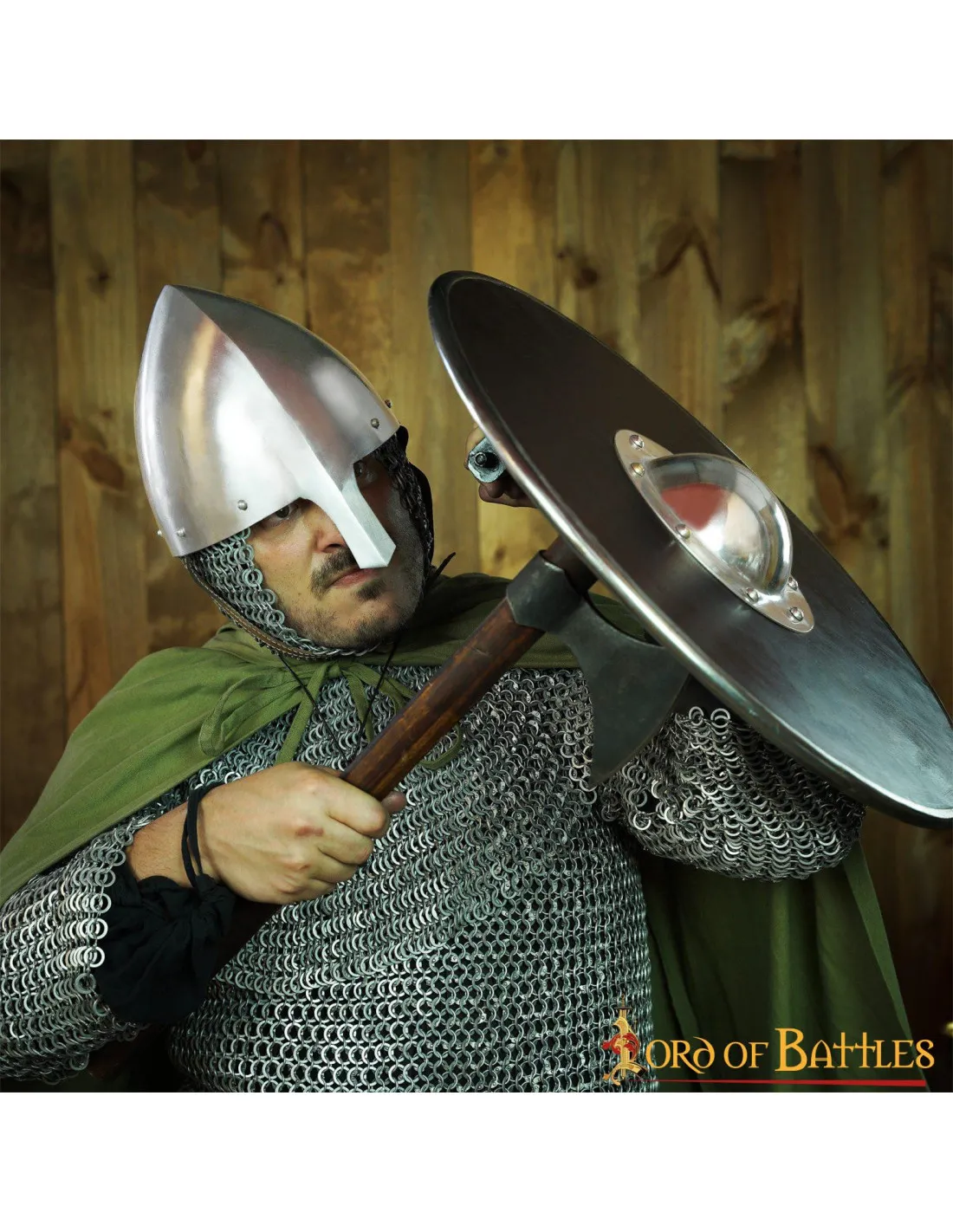 Casco nasal Olmutz siglo XI con forro de cuero, 16 g.