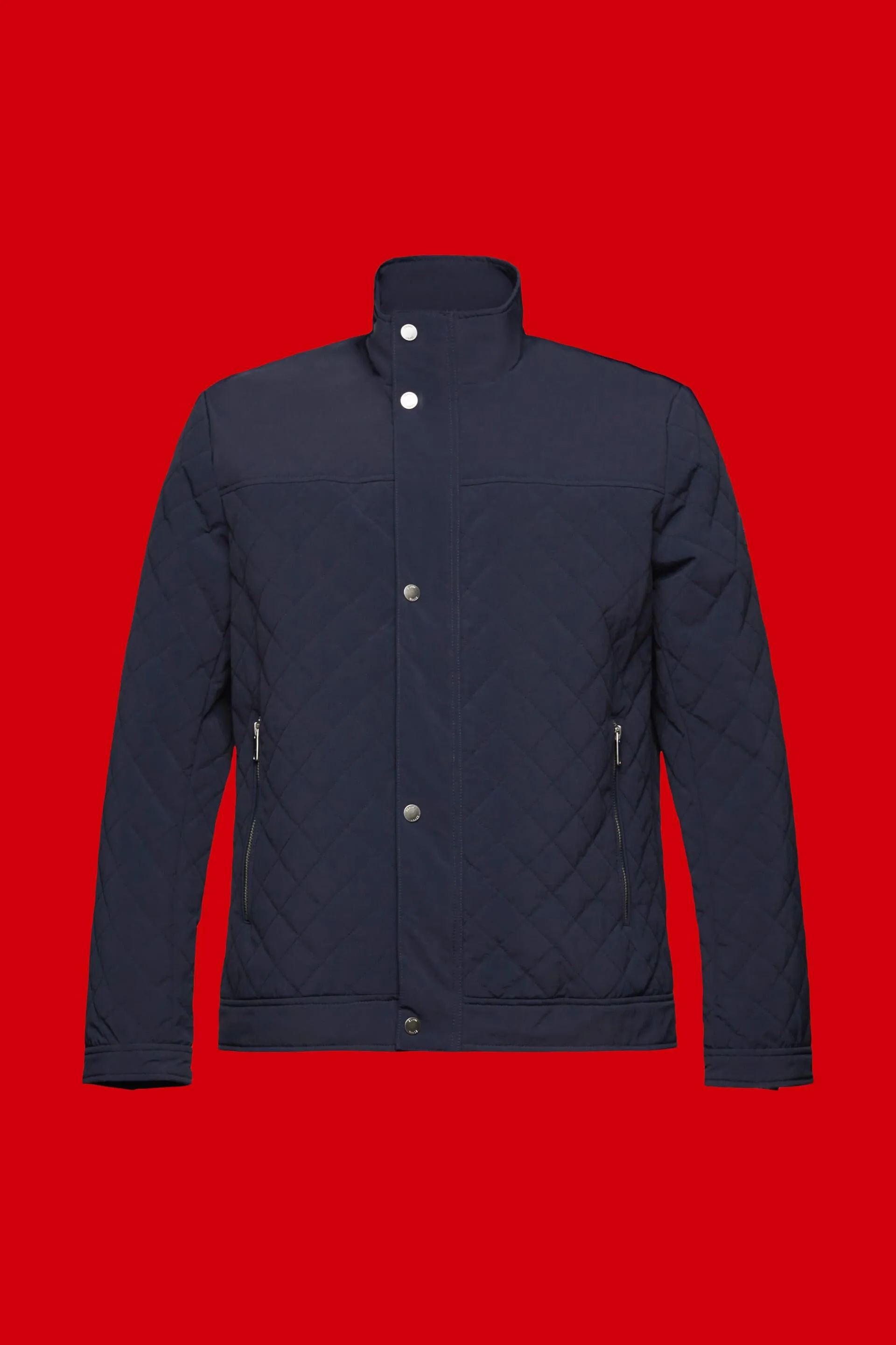 Chaqueta acolchada estilo motero