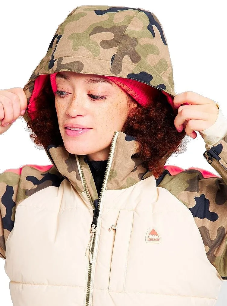 CHAQUETA BURTON KEELAN  CREAM BRULEE/MARTINI OLIVE/TERRA/CAMO  WOMEN´S