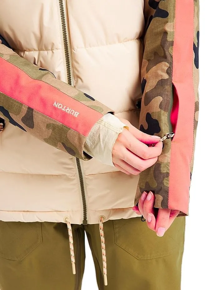 CHAQUETA BURTON KEELAN  CREAM BRULEE/MARTINI OLIVE/TERRA/CAMO  WOMEN´S