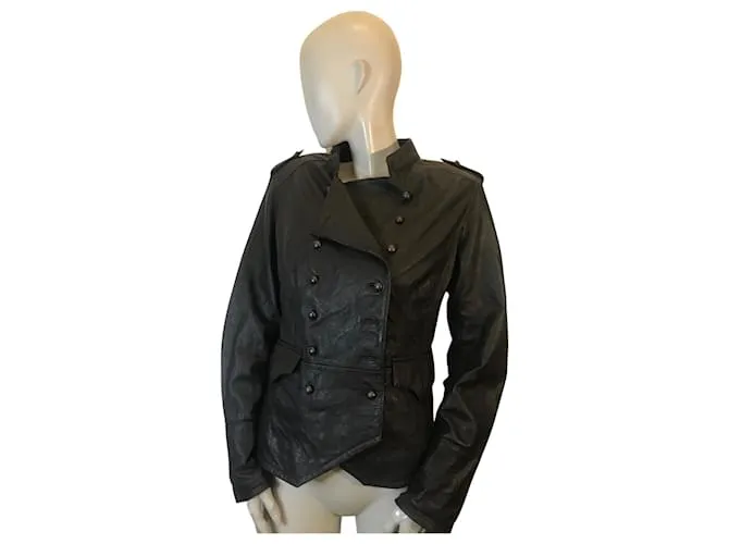 Chaqueta de cuero Kookaï Marrón oscuro 