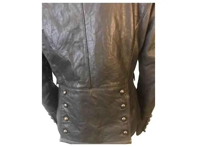 Chaqueta de cuero Kookaï Marrón oscuro 