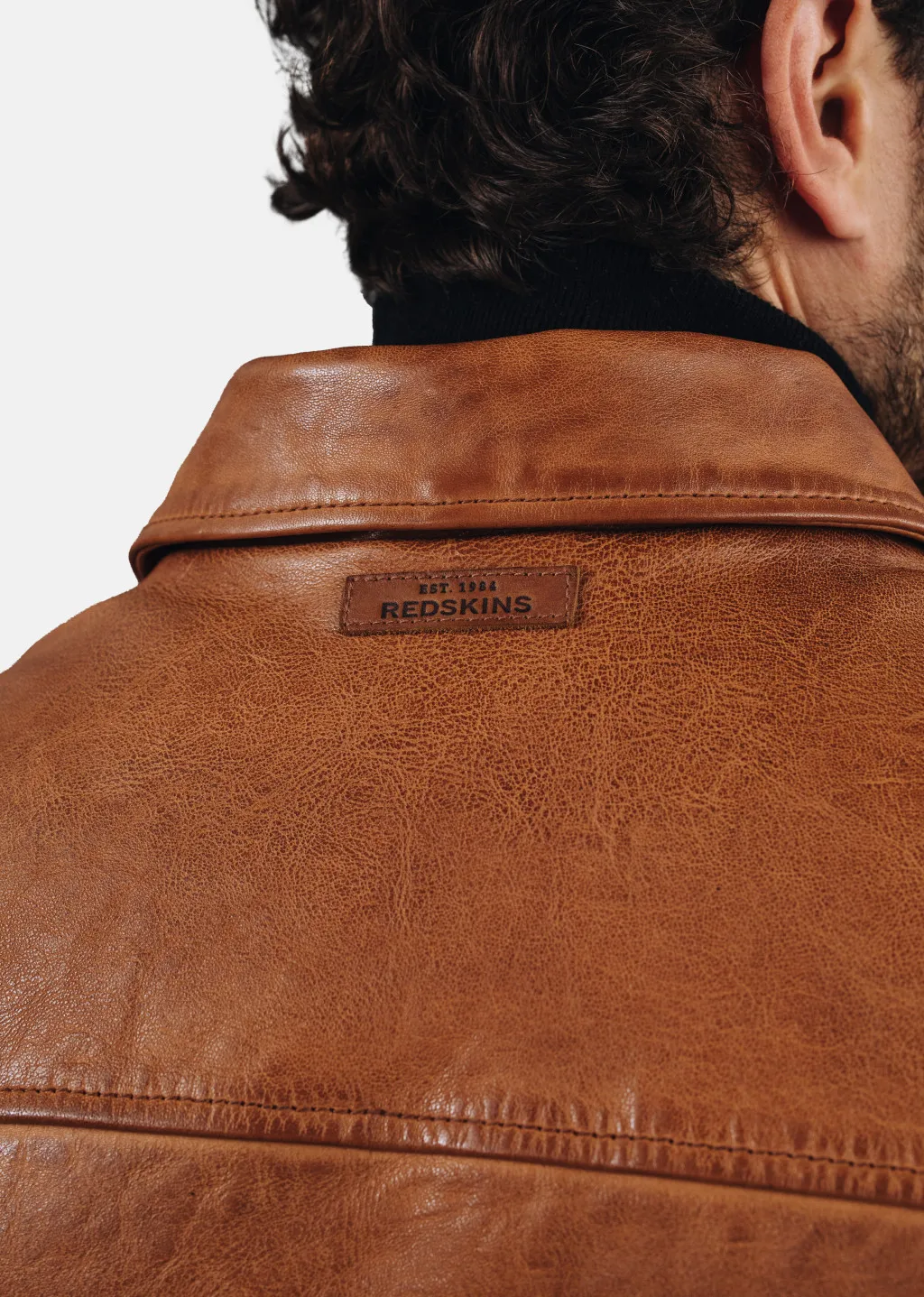 Chaqueta de cuero NORIS GREEN