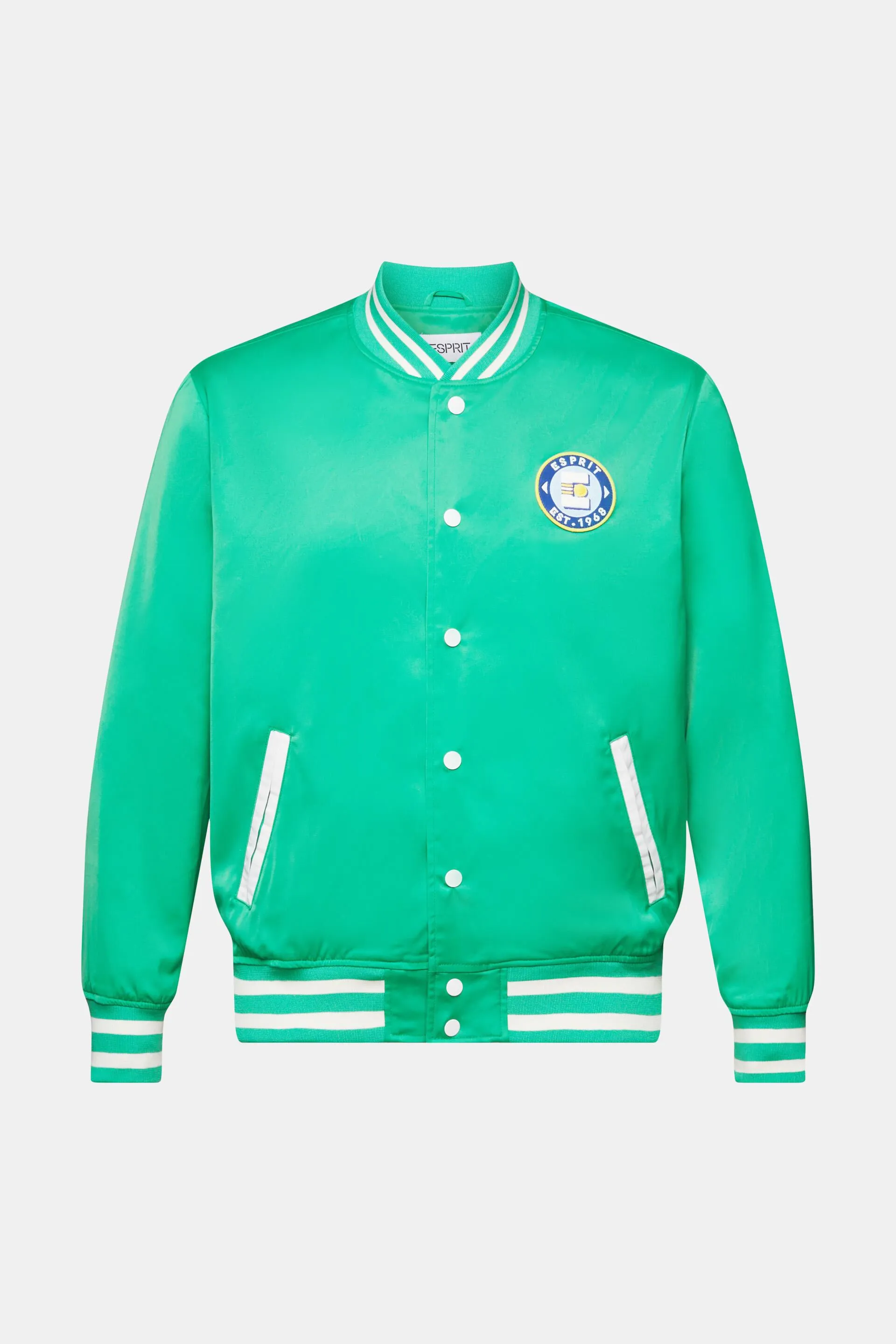 Chaqueta de estilo universitario con logotipo