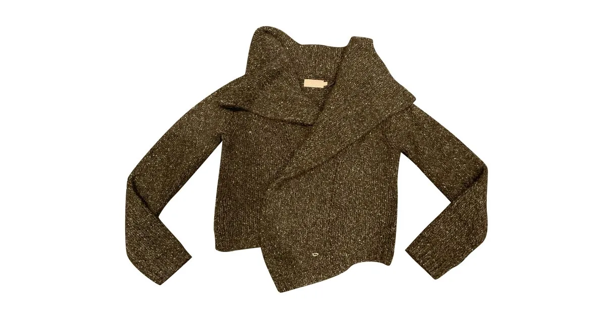 Chaqueta marrón e hilo de oro BDBA T. 38 Dorado Marrón oscuro 