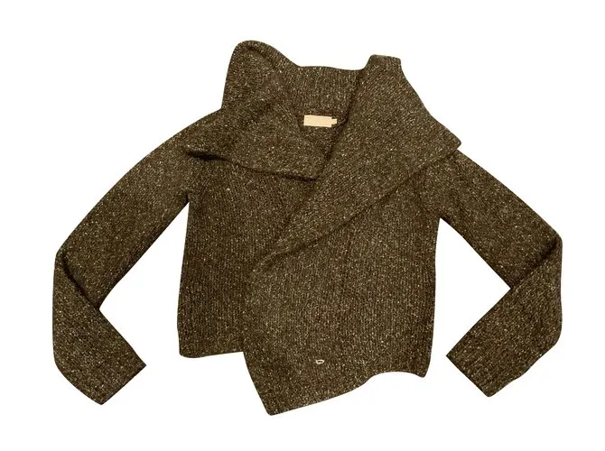 Chaqueta marrón e hilo de oro BDBA T. 38 Dorado Marrón oscuro 