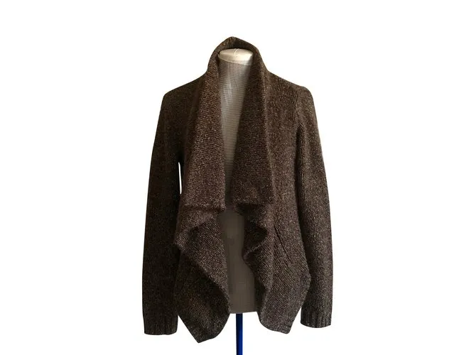 Chaqueta marrón e hilo de oro BDBA T. 38 Dorado Marrón oscuro 