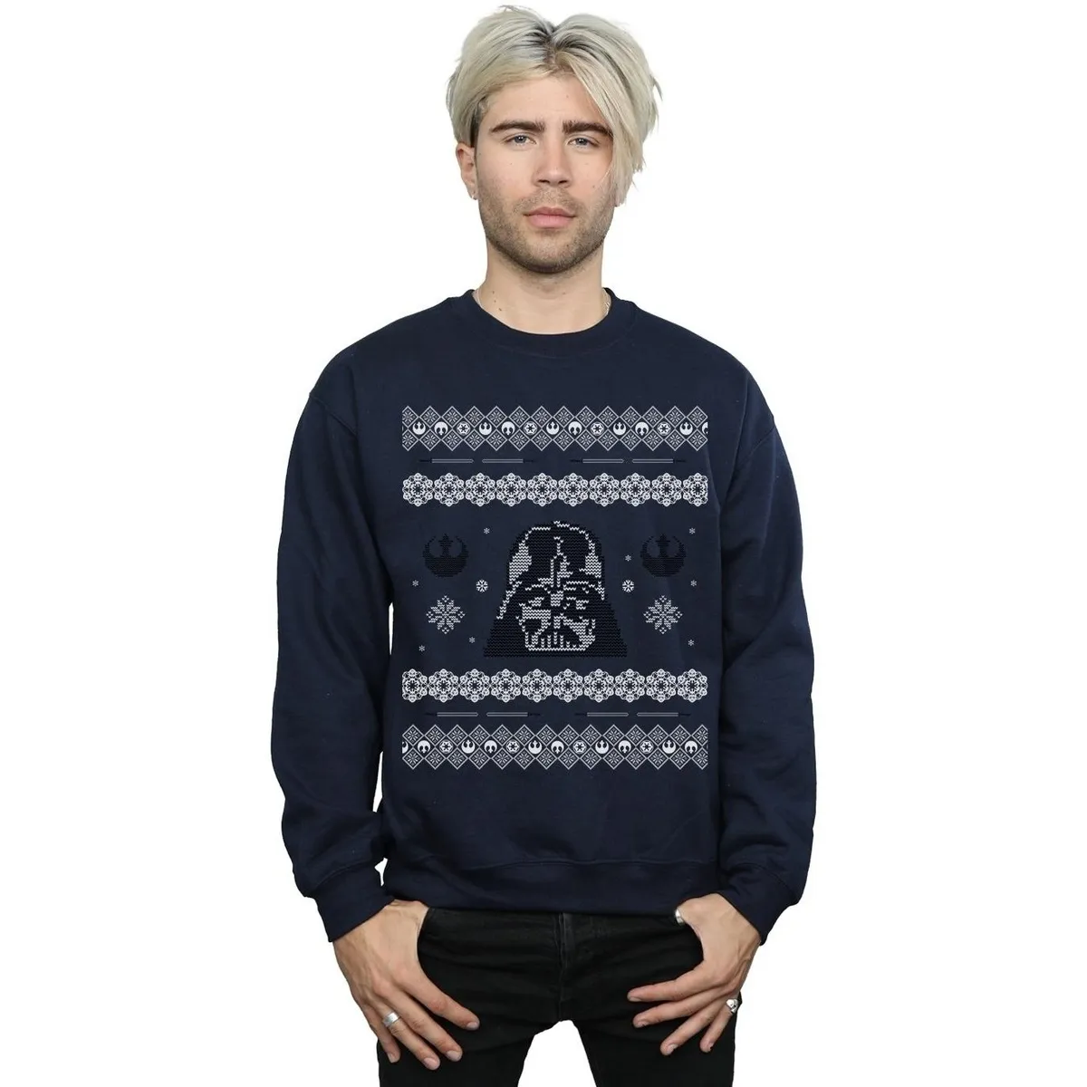 Christmas Darth Vader Fair Isle