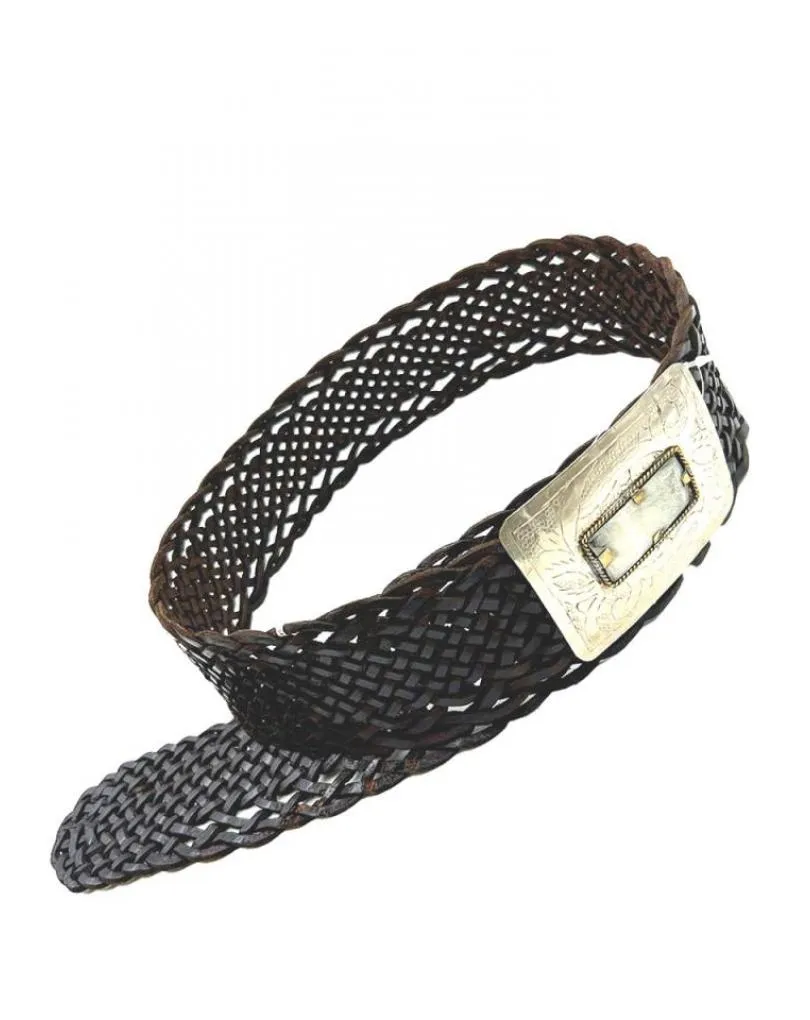 CINTURONES PIEL ANCHOS MARRONES ESTILO BOCHO CHIC ATEMPORAL